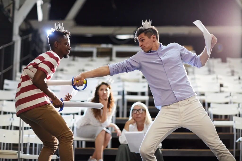 competencia entre dos personas