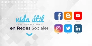 vida útil de las publicaciones en redes sociales