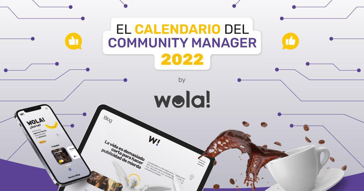 Calendario community manager 2022