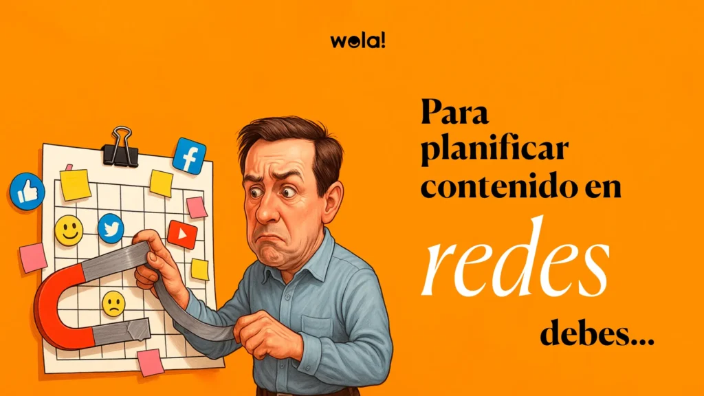 Planificar contenido en redes sociales
