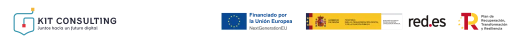 Kit Consulting, financiado por la Unión Europea, Gobierno de España, red.es y Plan de Recuperanción