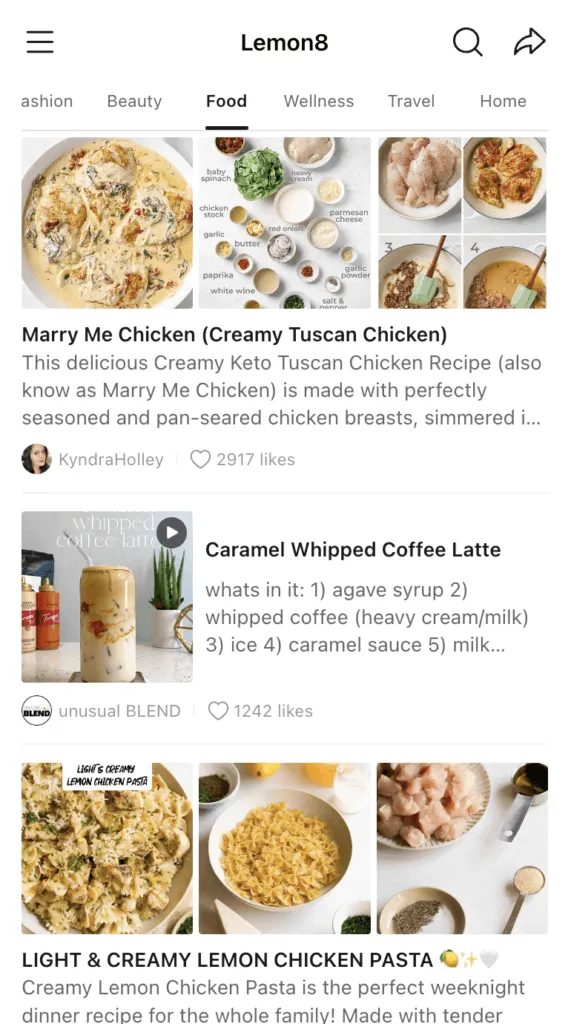 Sección food, comida en español, muestra comida muy rica
